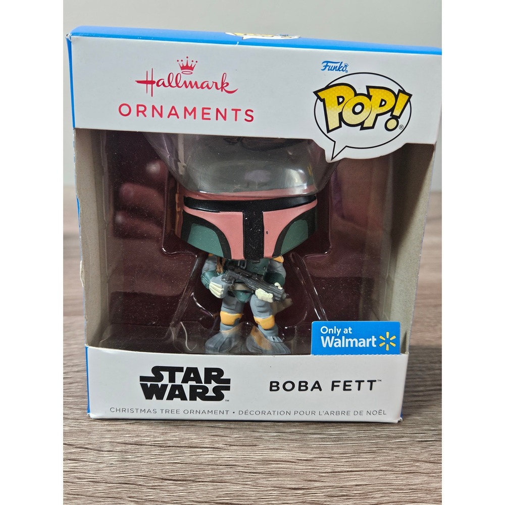 Hallmark Star Wars Boba Fett Funko POP Christmas Ornament Walmart Exclusive NEW